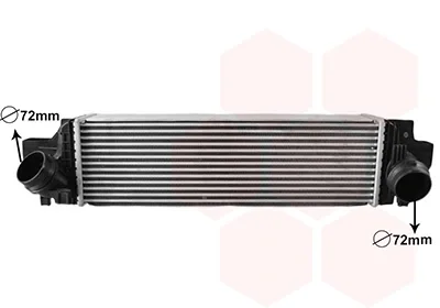 Інтеркулер BMW 1 F40/2 F45/ X1 15- (вир-во Van Wezel) VAN WEZEL 06014730