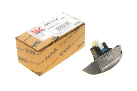 Ліхтар підсвітки номерного знаку CITROEN JUMPER/ PEUGEOT BOXER 94>02 (Van Wezel) VAN WEZEL 1650920