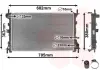 Радіатор охолодження двигуна FOCUS 14-6-8 MT +AC 98-05 (Van Wezel) VAN WEZEL 18002264 (фото 1)