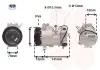 Компресор кондиціонера DODGE CALIBER - JEEP COMPASS 06+ (вир-во Van Wezel) VAN WEZEL 2101K001 (фото 1)