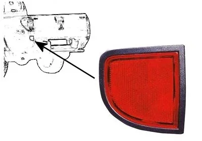 Катафот лів. MITSUBISHI L200 06>15 (Van Wezel) VAN WEZEL 3295929
