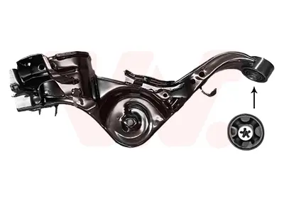 Подвеска колеса задняя правая NISSAN QASHQAI 2/10>14 (Пр-во Van Wezel) VAN WEZEL 3388622