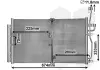 Конденсор кондиціонера CHEVROLET CAPTIVA 9-063-11 (Van Wezel) VAN WEZEL 37005425 (фото 1)