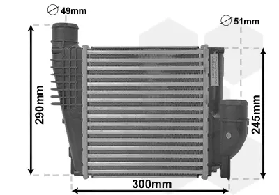 Інтеркулер CITROEN BERLINGO - PEUGEOT 3008 10-16+ (Van Wezel) VAN WEZEL 40004385