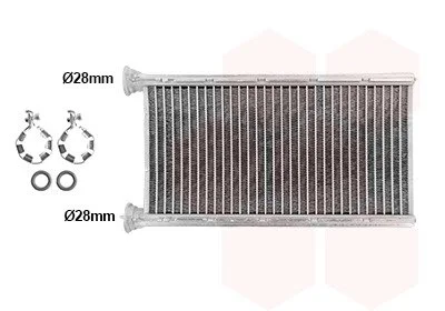 Радіатор обігрівача Subaru Forester 09+ (Van Wezel) VAN WEZEL 51016700