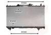 Радиатор AVENSIS 16/18 MT 98-00 (Van Wezel) VAN WEZEL 53002237 (фото 1)