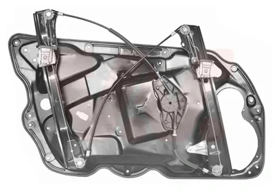 Склопідіймач (передній) VW Passat 05-10 (R) (електро) (без моторчика)(з пластиною) VAN WEZEL 5740262