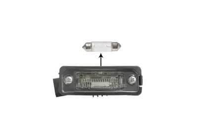 Ліхтар підсвітки номерного знаку LEFT/RIGHT VOLKSWAGEN PASSAT 02/05 > 11/10 (Van Wezel) VAN WEZEL 5839920