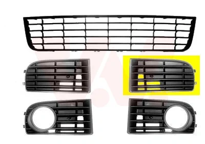 Решітка бампера пер. лів. VW GOLF 04-09 (Equipart) VAN WEZEL 5894591