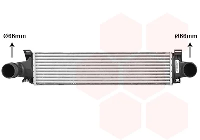 Інтеркулер VOLVO S60 10 > 18 (вир-во Van Wezel) VAN WEZEL 59004296
