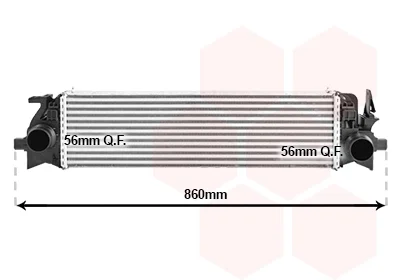 Інтеркулер VOLVO S60/XC90 16+ (вир-во Van Wezel) VAN WEZEL 59014705