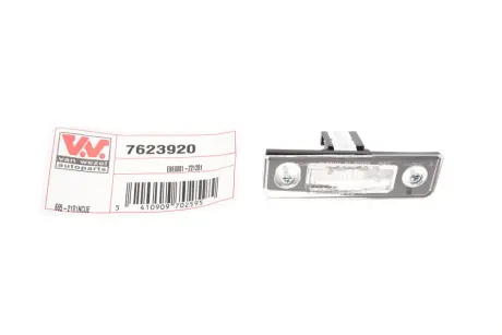 Підсвітка номера (заднього) Skoda Roomster 06- VAN WEZEL 7623920