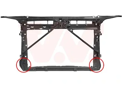 Панель передня SKODA OCTAVIA 12 20 (вир-во Van Wezel) VAN WEZEL 7624678