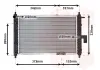 Радіатор охолодження двигуна MATIZ 2 0.8 MT +-AC 01- (Van Wezel) VAN WEZEL 81002046 (фото 1)