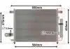 Радіатор кондиціонеру AVEO/KALOS 1,5i MT 02-08 (Van Wezel) VAN WEZEL 81005049 (фото 1)