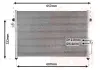 Конденсор кондиціонера HYUNDAI TERRACAN 01>07 (Van Wezel) VAN WEZEL 82005134 (фото 1)