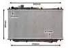 Радиатор охлаждения двигателя KIA SEPHIA/SHUMA MT 96- (Van Wezel) VAN WEZEL 83002016 (фото 1)