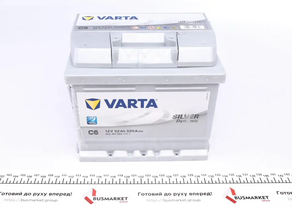 Автозапчасть VARTA 5524010523162 (фото 1)