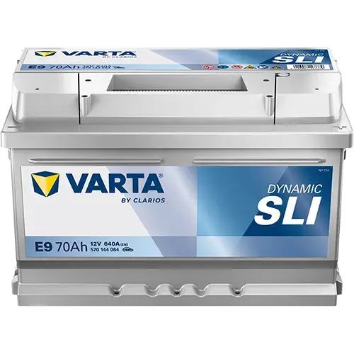 Акумулятор 12В 70Агод./640А (EN) Dynamic SLI (R+ стандартні клеми) 278x175x175 B13 - монтажний фланець 10.5мм (пусковий) VARTA 570144064K262 (фото 1)
