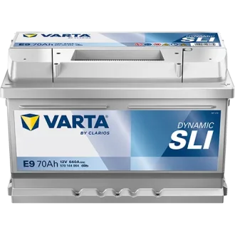 Акумулятор 12В 70Агод./640А (EN) Dynamic SLI (R+ стандартні клеми) 278x175x175 B13 - монтажний фланець 10.5мм (пусковий) VARTA 570144064K262