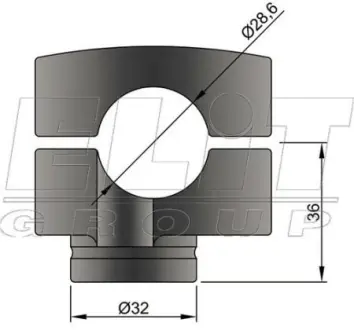 Проставка для завищення керма VICMA MO 616N