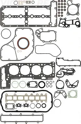 Повний комплект прокладок двигуна CITROEN JUMPER III FIAT DUCATO PEUGEOT BOXER 3.0D 07.06- VICTOR REINZ 013688503 (фото 1)