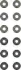 Комплект сальників клапану TOYOTA 1MZ-FE, 2GR-FE, 2GR-FSE, 2GR-FXE, 2MZ-FE, 3GR-FE, 3GR-FSE, 3MZ-FE, VICTOR REINZ 125402403 (фото 1)