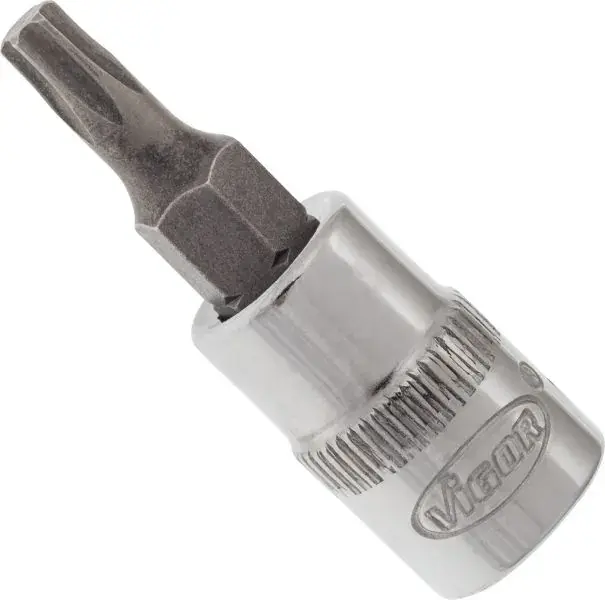 Головка 1/4" зі вставкою T20 VIGOR V2444N (фото 1)