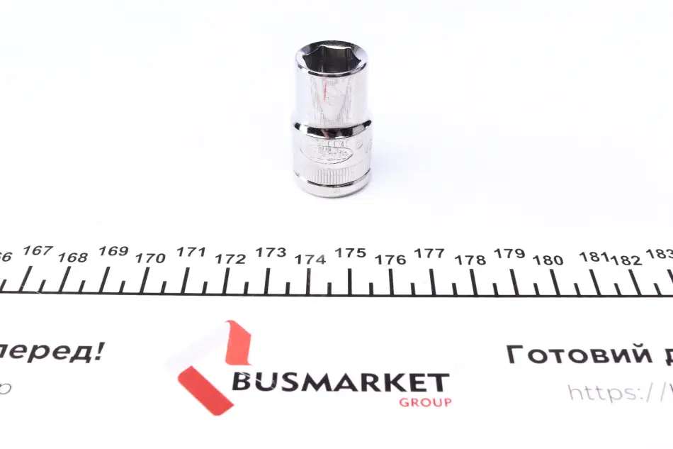 Головка торцева 1/2" 13 мм (хромована) VIGOR V2599N (фото 1)