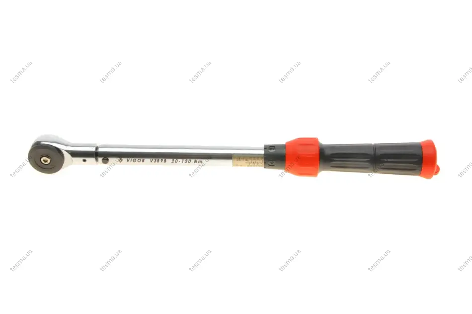 Ключ динамометричний 1/2" 20-120 Нм 445 мм VIGOR V3898 (фото 1)