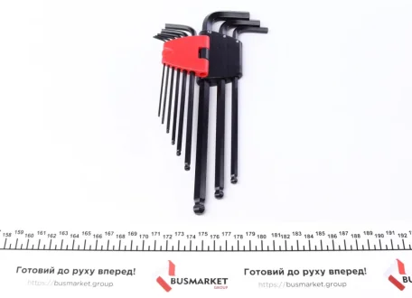 Набір ключів Г-под. Hex 1,5-10 мм VIGOR V4942