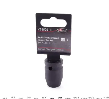 Головка торцева ударна 1/2" 11 мм VIGOR V5550S-11