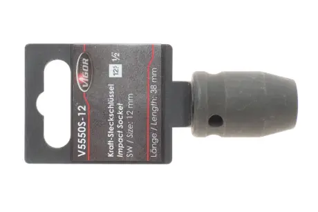 Головка торцева ударна 1/2" 12 мм VIGOR V5550S-12