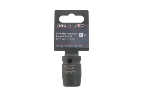 Головка торцева ударна 1/2" 14 мм VIGOR V5550S-14