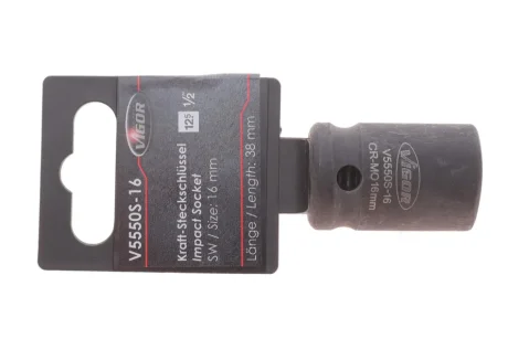 Головка торцева ударна 1/2" 16 мм VIGOR V5550S-16