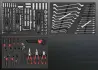 Візок з інструментами 7 секцій 219 од. (чорний) Vigor Black Edition VIGOR V8000BE (фото 3)