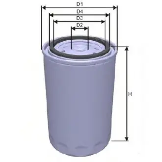 Oil filter, Spin-On. Фильтр масляный, накручиваемый VOLVO 7423135