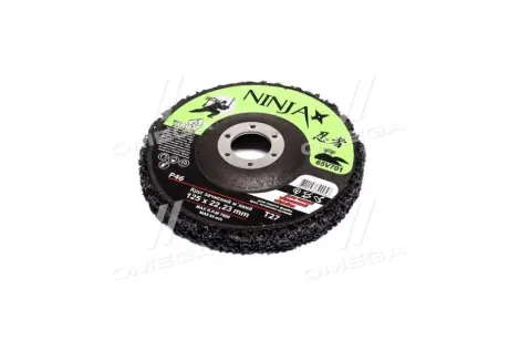 круг зачистной нетканый мягкий NINJA Т27, 125х22х13 мм, Р46 (VIROK) VOREL 65V701