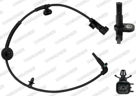 Сенсор обертів колеса ABS WAGNER ABS00173