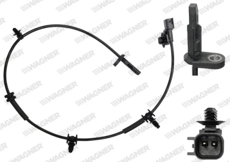 Датчик ABS (передній) Tesla Model 3/Y 18- WAGNER ABS00425