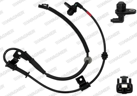 Сенсор обертів колеса ABS WAGNER ABS00453