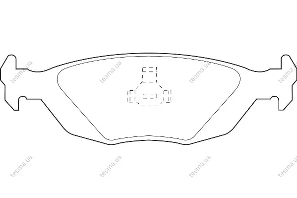 Комплект тормозных колодок, дисковый тормоз WAGNER WBP21089A (фото 1)