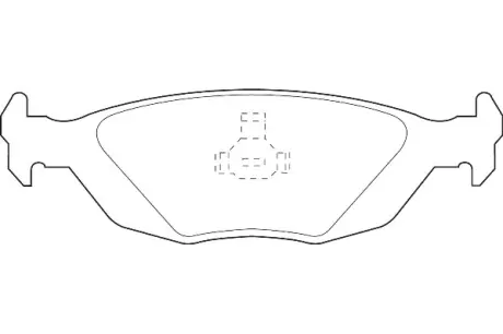 Комплект тормозных колодок, дисковый тормоз WAGNER WBP21089A