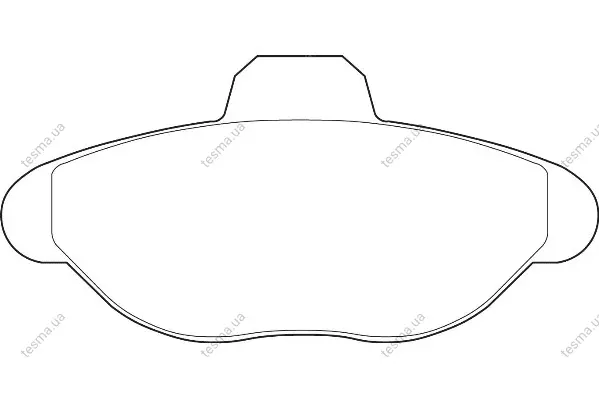 комплект тормозных колодок, дисковый тормоз WAGNER WBP21365A - фото 1