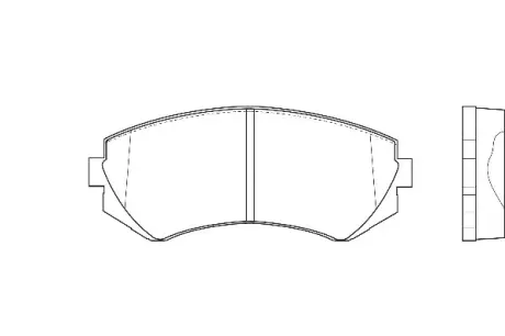 Комплект тормозных колодок, дисковый тормоз WAGNER WBP23502A