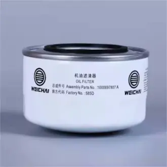 Фильтр масляный, накручиваемый. Фільтр масляний, накручуваний. Oil filter, Spin-On WEICHAI 1000697807A