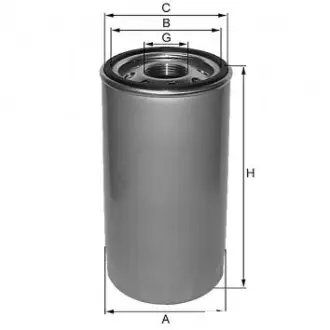 Oil filter, Spin-On. Фильтр масляный, накручиваемый WIRTGEN 119391