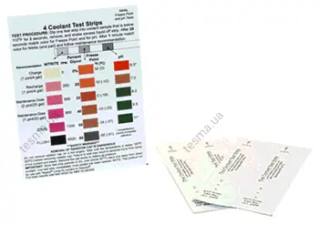 Coolant test strips. Тест полоски для охлаждающей жидкости WIX FILTERS 24105 (фото 1)