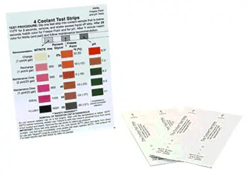 Coolant test strips. Тест полоски для охлаждающей жидкости WIX FILTERS 24105