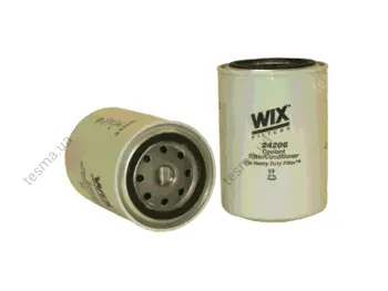 Coolant antifreeze filter, Spin-On. Фильтр охлаждающей жидкости, антифриза, накручиваемый WIX FILTERS 24206 (фото 1)